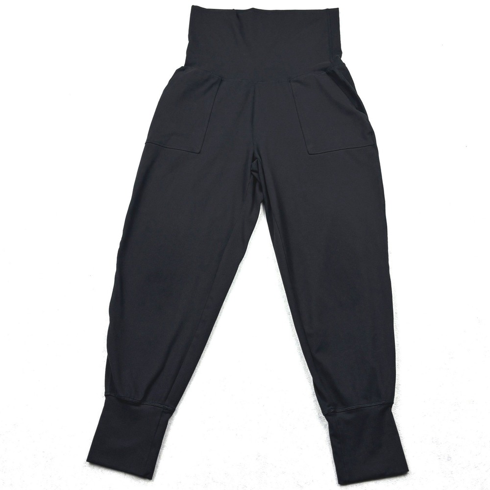 OFFLINE by Aerie Joggers Womens Small Short Black High Rise Stretch Pants 5106